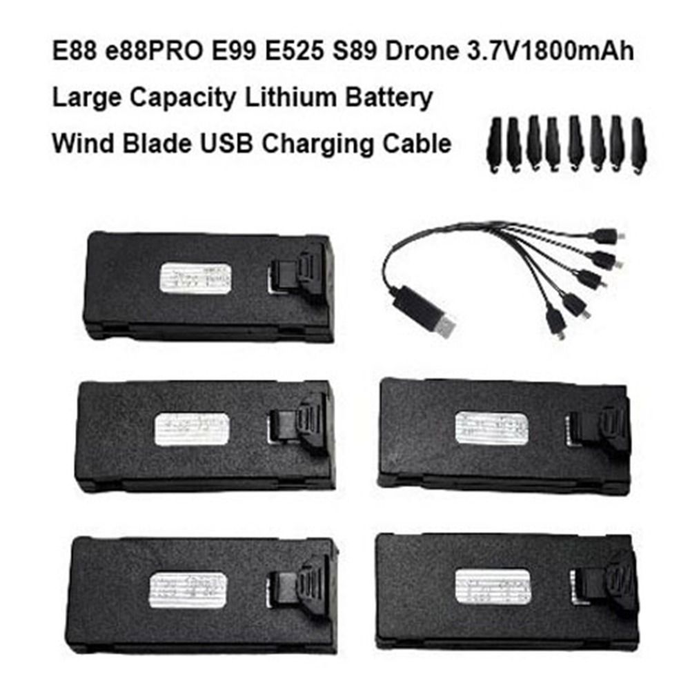 Black Lithium Battery 3.7V1800 - đánh giá và giá Eachine Drone E010
