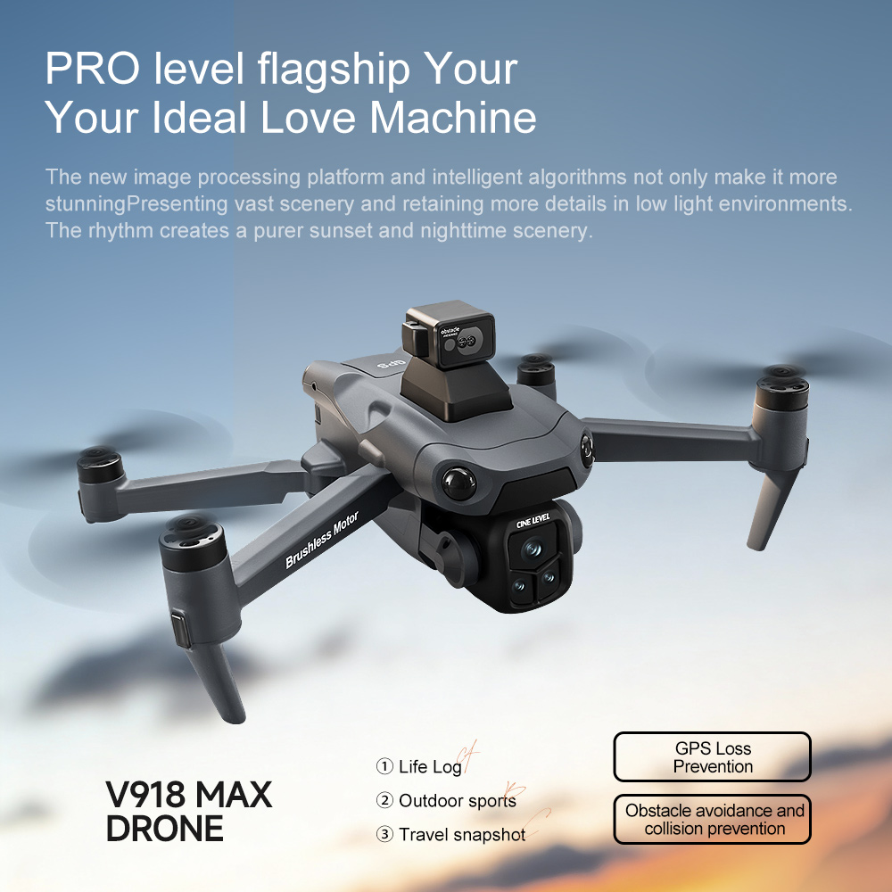 V918 Max Drone GPS Laser Obsta - đánh giá và giá Jjrc Drone X12